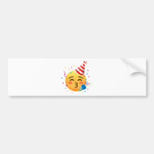 Adesivo Para Carro Festa de Emoticon Divertido