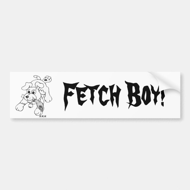 Adesivo Para Carro Fetch Boy (Frente)