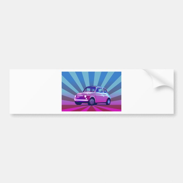 Adesivo Para Carro Fiat 500 Bunt (Frente)