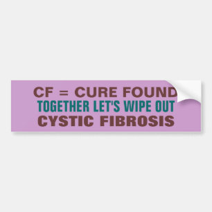 Adesivo Para Carro Fibrose cística da cura