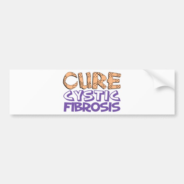 Adesivo Para Carro Fibrose cística da cura (Frente)