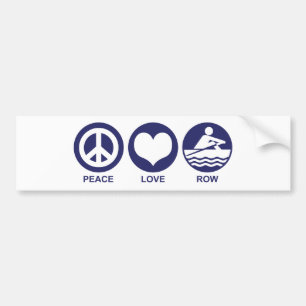 Adesivo Para Carro Fileira do amor da paz