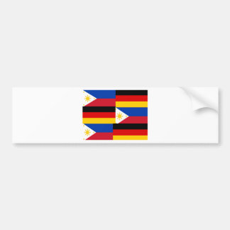 ADESIVO PARA CARRO FILIPINO-ALEMÃO