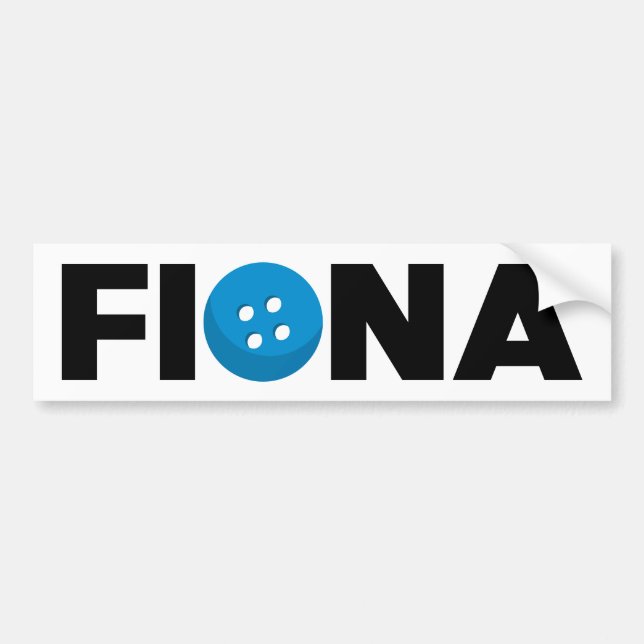 Adesivo Para Carro Fiona button bumper sticker (Frente)