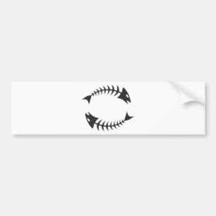 Adesivo Para Carro Fishbone dobro Fischgräte