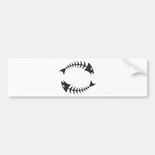 Adesivo Para Carro Fishbone dobro Fischgräte (Frente)