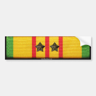 Adesivo Para Carro Fita do serviço de Vietnam - 2 estrelas da