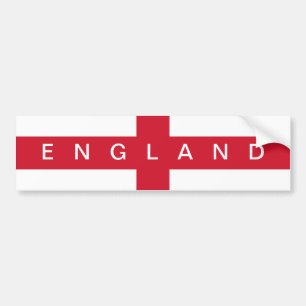 Adesivo Para Carro Flag of England Bumper Sticker