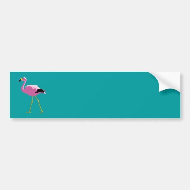 Adesivo Para Carro Flamingos cor-de-rosa (Frente)