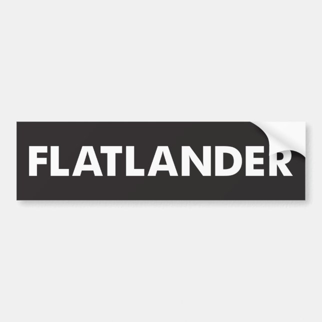 Adesivo Para Carro Flatlander (Frente)