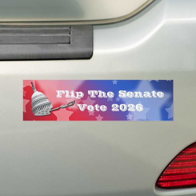 Adesivo Para Carro Flip The Senate Vote 2026 (No carro)