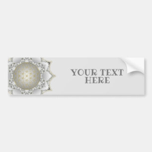 Adesivo Para Carro Flor De Vida - Blossomas Mandala 1