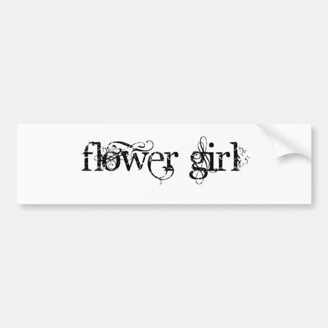 Adesivo Para Carro Flor Girl (Frente)