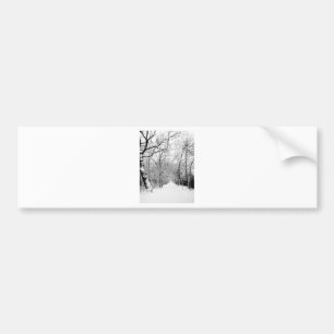 Adesivo Para Carro Floresta de inverno Fria