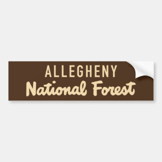 Adesivo Para Carro Floresta nacional de Allegheny