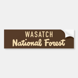 Adesivo Para Carro Floresta nacional de Wasatch
