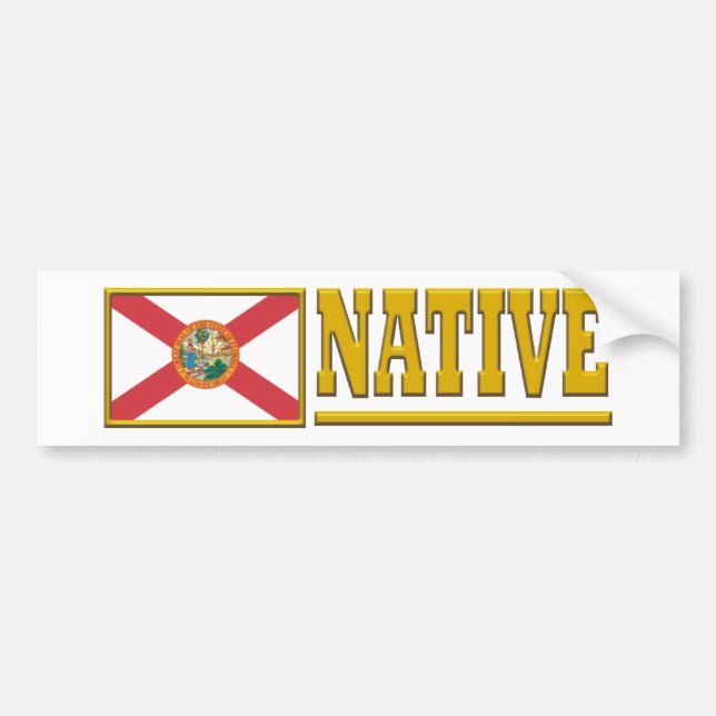 Adesivo Para Carro Flórida Nativa (Frente)