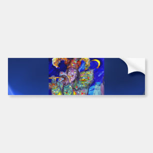 Adesivo Para Carro FLUTIS EM AZUL/Noite de Carnaval de Veneza