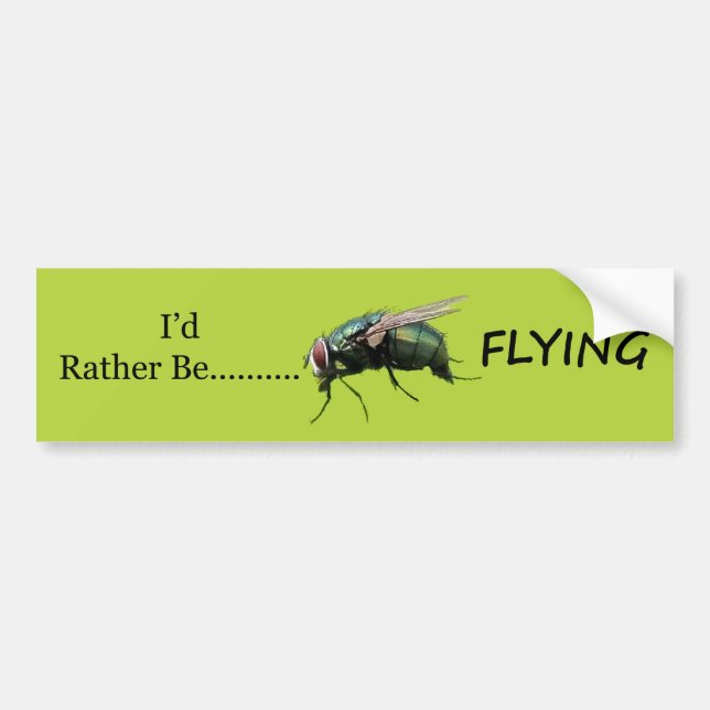 Adesivo Para Carro Flying BumperSticker (Frente)