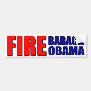 Adesivo Para Carro Fogo Barack Obama