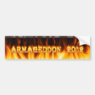 Adesivo Para Carro Fogo e chamas do Armageddon 2012