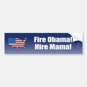 Adesivo Para Carro Fogo Obama. Mama. do aluguer