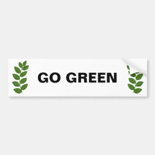 Adesivo Para Carro Folhas de Louro Verdes Modernas Personalizadas