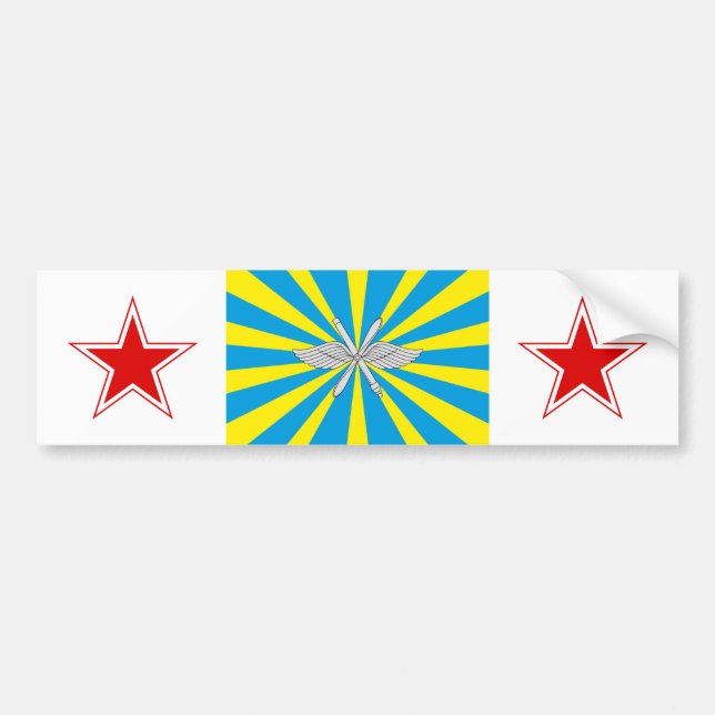 Adesivo Para Carro Força aérea do russo (Frente)