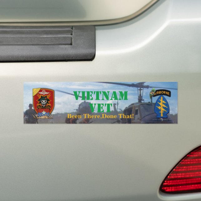 Adesivo Para Carro Forças Especiais MAC V SOG Vietnam Vets de guerra  (No carro)