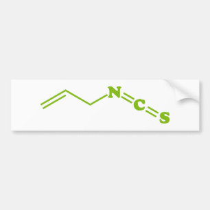 Adesivo Para Carro Fórmula Molecular De Isotiocianato De Wasabi