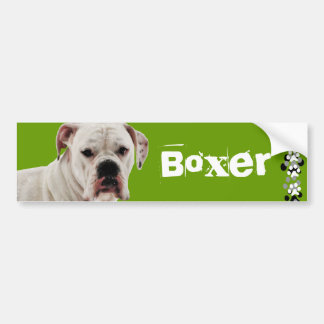 Adesivo Para Carro Foto branca do pugilista