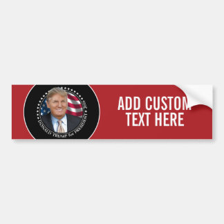 Adesivo Para Carro Foto de Donald Trump - Presidente 2016