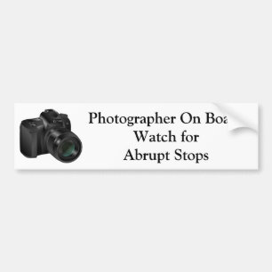 Adesivo Para Carro Fotografador no Conselho nº 2 do autocolante
