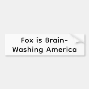 Adesivo Para Carro Fox Lava-Cerebro América Hankamer Artjunkhaus Paz