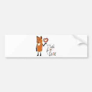 Adesivo Para Carro Foxy Love