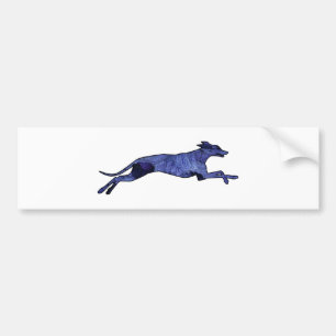 Adesivo Para Carro Fractal da silhueta do galgo