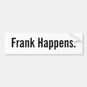 Adesivo Para Carro Frank acontece