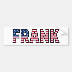Adesivo Para Carro Frank Name Vorname USA Aufkleber Sticker Auto