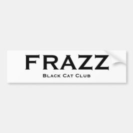 Adesivo Para Carro Frazz/autocolante no vidro traseiro do clube gato