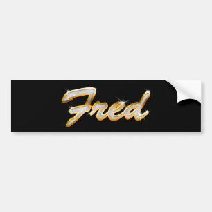 Adesivo Para Carro Fred Bling
