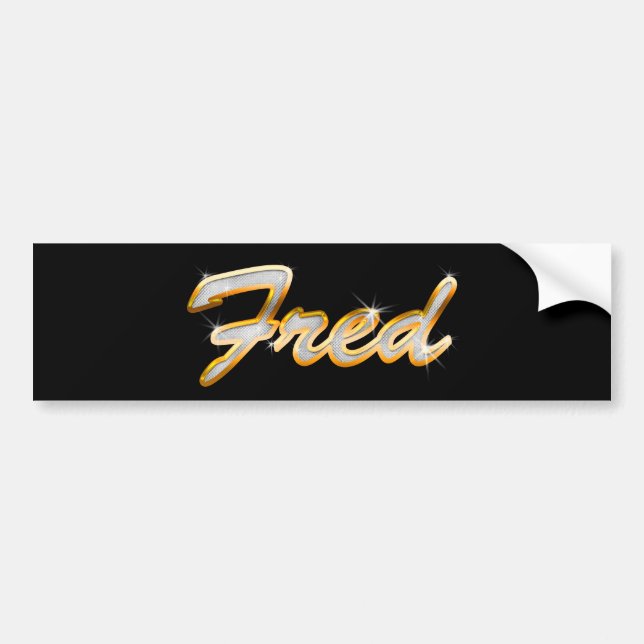 Adesivo Para Carro Fred Bling (Frente)