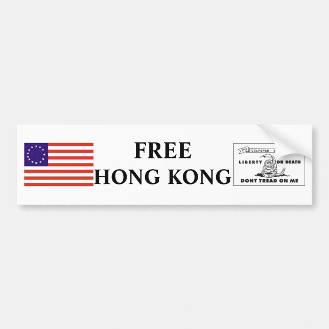 Adesivo Para Carro Free Hong Kong (Frente)