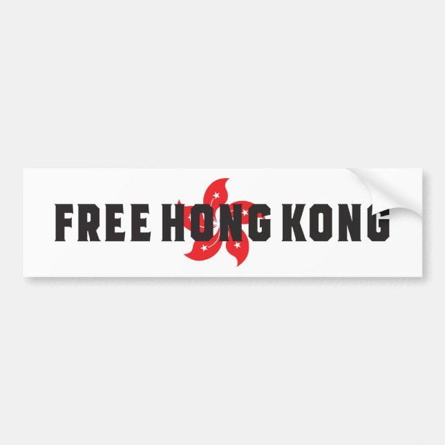 Adesivo Para Carro Free Hong Kong (Frente)
