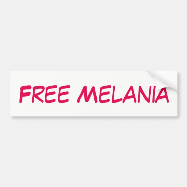 Adesivo Para Carro FREE MELANIA Personalizada (Frente)