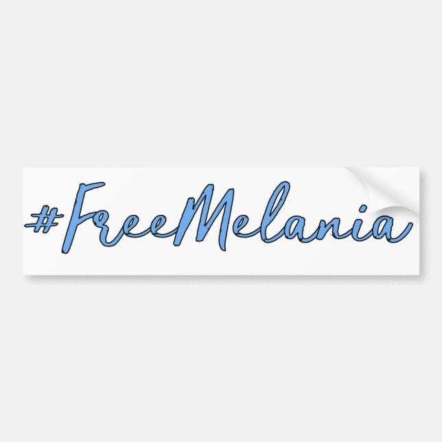 Adesivo Para Carro #FreeMelania (Frente)