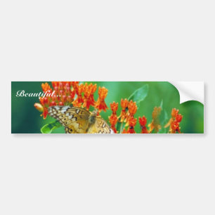 Adesivo Para Carro Fritillary de Varigated na erva daninha de