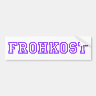 ADESIVO PARA CARRO FROHKOST