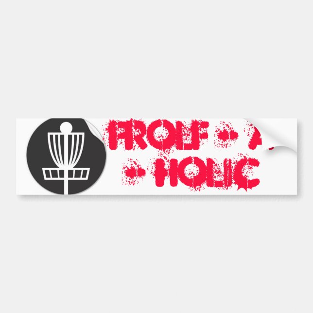 Adesivo Para Carro Frolf - A - Holic (Frente)