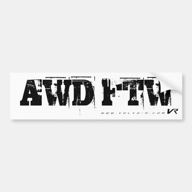 ADESIVO PARA CARRO FTW AWD (Frente)