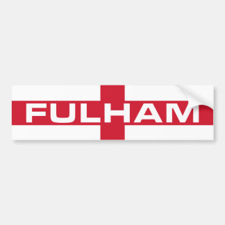 Adesivo Para Carro Fulham England Flag